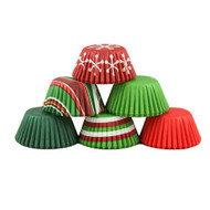 BAKING CUPS MINI HOLIDAY 150CT