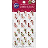 ICING DECO CANDY CANE DOT ASSORTMENT x 24