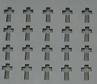 RUBBER CANDY MOLDS CROSS 20 CAVITIES