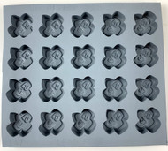 RUBBER CANDY MOLDS GIRL SCOUTS EMBLEM  20 CAVITIES