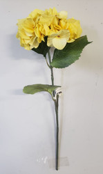 HYDRANGEA SPRAY YELLOW 23"
