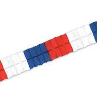 GARLAND RED/WHITE/BLUE 12 FT