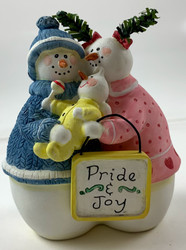 SGE54403 JOLLY FOLLY PRIDE & JOY SNOW COUPLE WITH BABY