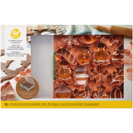 COOKIE CUTTERS COPPER 15 FALL & CHRISTMAS DESIGNS