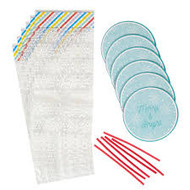 COOKIE PLATE KIT MERRY & BRIGHT 6 CT