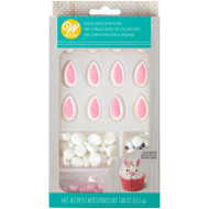 ICING DECOR BUNNY EARS/EYES/NOSE KIT 12 CT