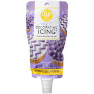 ICING POUCH VIOLET 8 OZ WITH TIP