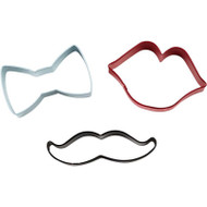 COOKIE CUTTERS BOW TIE, MUSTACHE,  LIPS