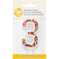 TRENDY BIRTHDAY NUMERAL CANDLE-3