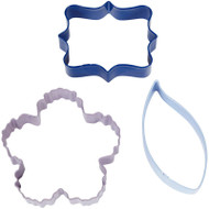COOKIE CUTTERS FLORAL 3 DESIGNS