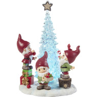 PM211406 GNOMES GROOMING THE TREE LED