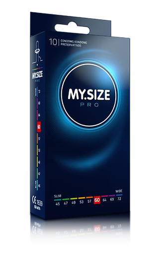 MY.SIZE PRO 60 mm condom (10 pack)