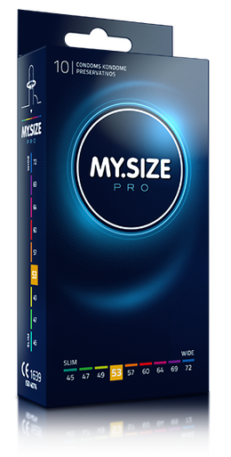 MY.SIZE PRO 53 mm condom (10 pack)