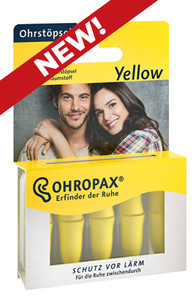 NEW! OHROPAX Yellow foam earplugs