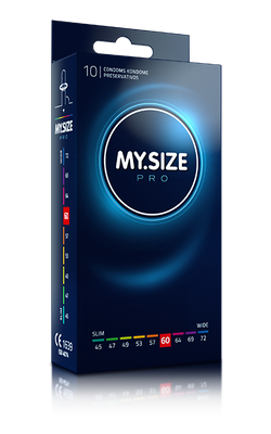 MY.SIZE PRO 60 mm condom (10 pack)