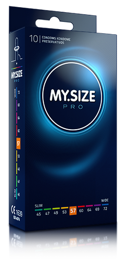 MY.SIZE PRO 57 mm condom (10 pack)