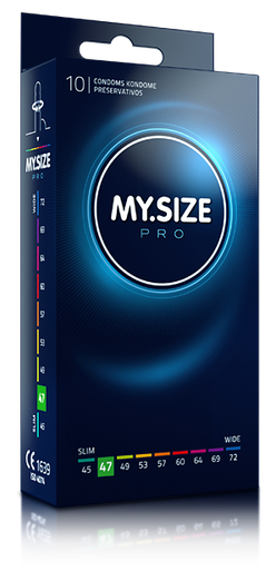 MY.SIZE PRO 47 mm condom (10 pack)