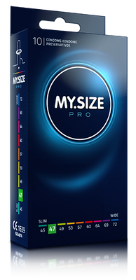 MY.SIZE PRO 47 mm condom (10 pack)