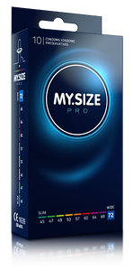 MY.SIZE PRO 72 mm condom (10 pack)