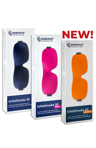 OHROPAX 3D Sleeping Mask - dark blue, pink or orange