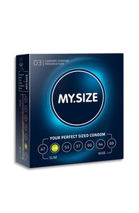 MY.SIZE 49 mm condom (3 pack)
