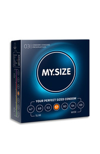 MY.SIZE 57 mm condom (3 pack)