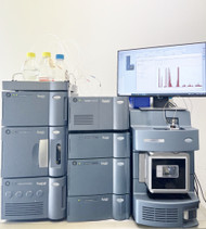 Waters H-Class Acquity UPLC with Waters SQD2 Mass Spec and PDA/ELSD Detectors.
