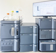 Waters H-Class Acquity UPLC with Waters QDa Mass Detector and PDA/ELSD Detectors.