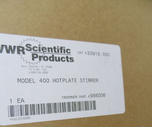 Used VWR Scientific M400 Hotplate Stirrer