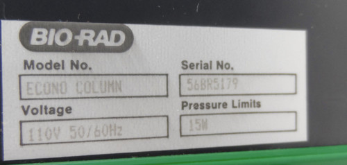 Used Bio-Rad Peristaltic Pump Econo Column