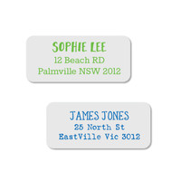 Style your own beautiful designer address labels