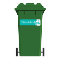 Giant Labels by That's Mine are ideal to label wheelie bins with your address.