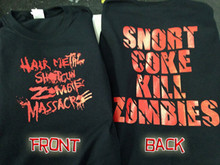 Hairmetal Shotgun Zombie Massacre T-Shirt