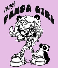 100% Panda Girl Ladies Tank