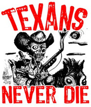 Texans Never Die Raglan