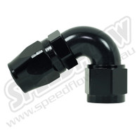 Speedflow 120 Degree Hose Ends - 104-04 to 104-08 in Black Anodising