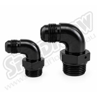 90 Degree AN Male to Swivel O-Ring Boss (ORB) From: