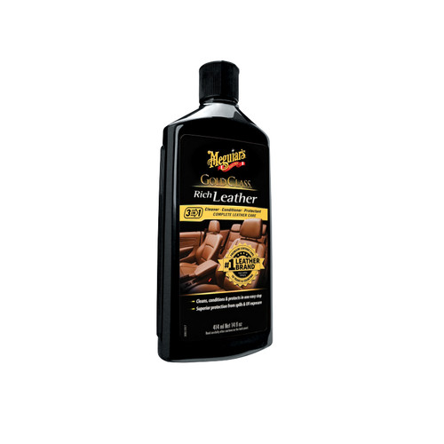 Meguiars Gold Class Rich Leather Cleaner/Conditioner G7214 ...