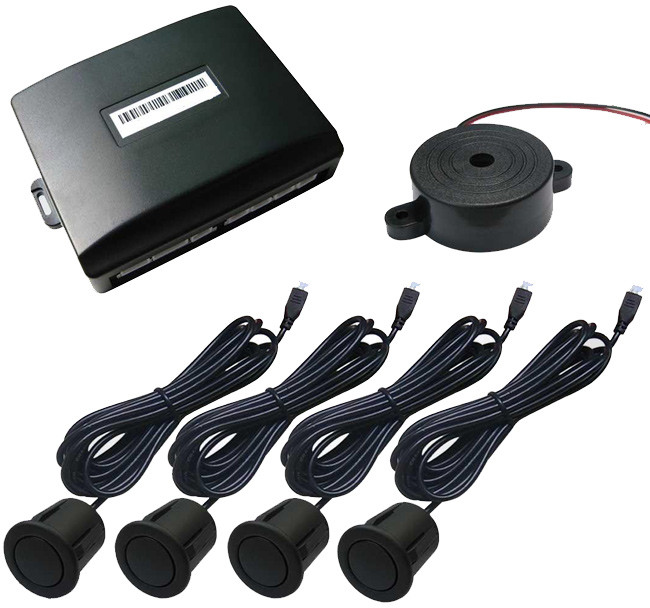 STRIKE BLACK REVERSING SENSORS CAR REVERSE PARKING AUDIO SYSTEM