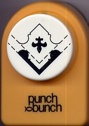 Fleur de Lis Corner Slot Punch