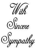 Sincere Sympathy - 197W04