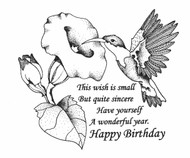 Happy Birthday Hummingbird - 127W02