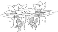 Waterlily Fish - 85A05