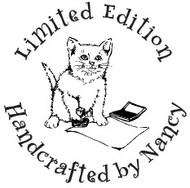 Cat Limited Edition Custom Rubber Stamp