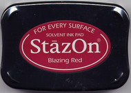 Blazing Red StazOn Ink Pad