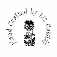 Pansy Custom Rubber Stamp