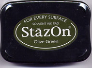 Olive Green StazOn Ink Pad