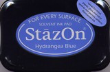Hydrangea Blue StazOn Ink Pad