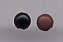 Brown & Black Assorted Mini Round Brads