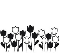 Spring Tulips Embossing Folder